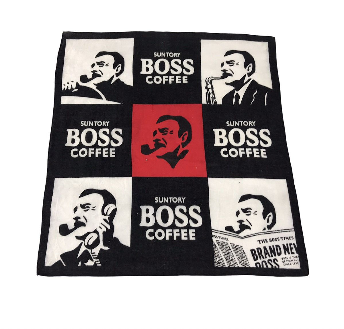 Japanese Brand × Other × Vintage Vintage Suntory Boss Coffee Handkerchief Pocket Square Ovp Size ONE SIZE - 1 Thumbnail