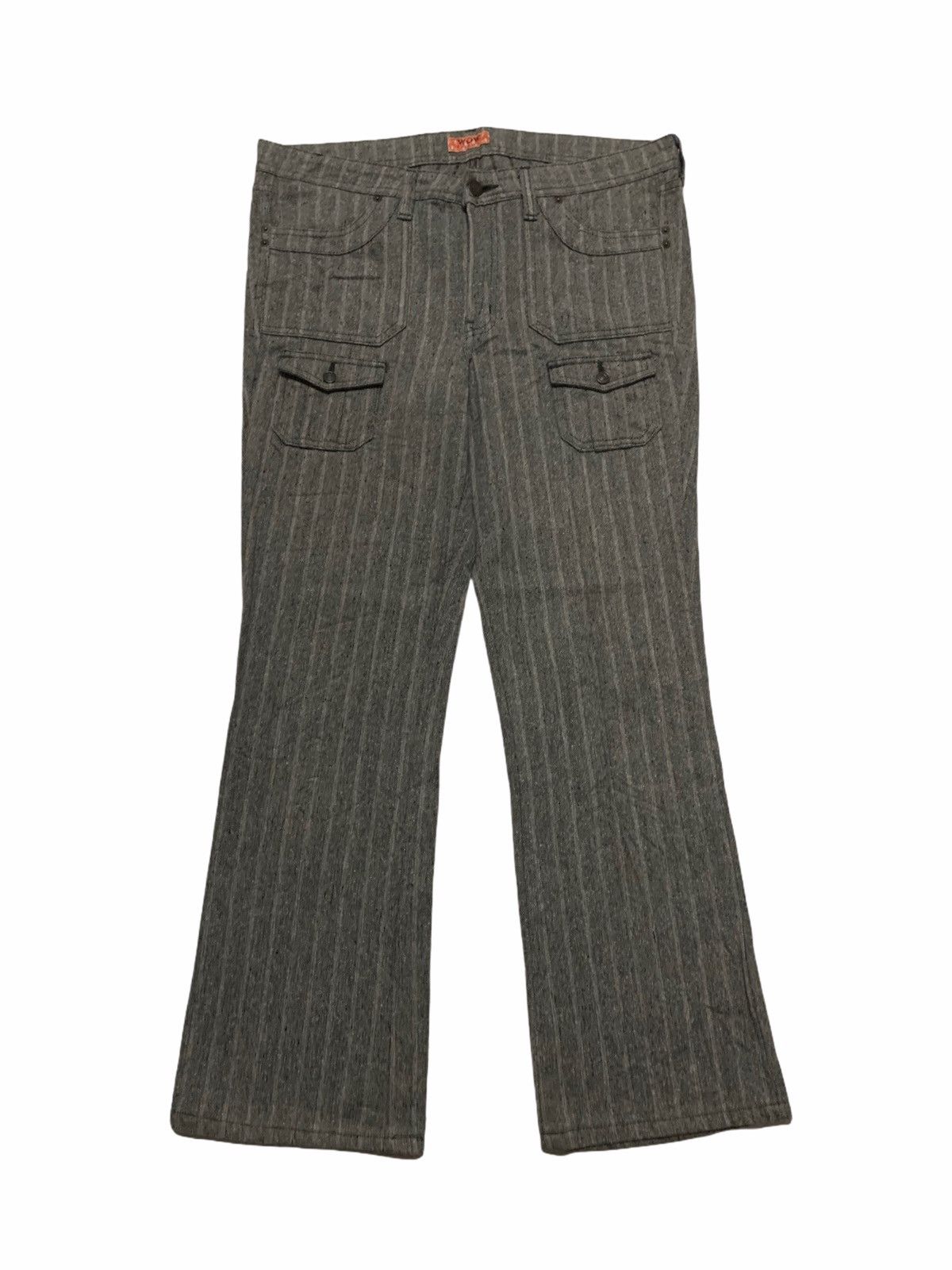 Japanese Brand Japan Flare Pant Wow Jeans Bush Pant Bootcut Size US 36 / EU 52 - 1 Thumbnail