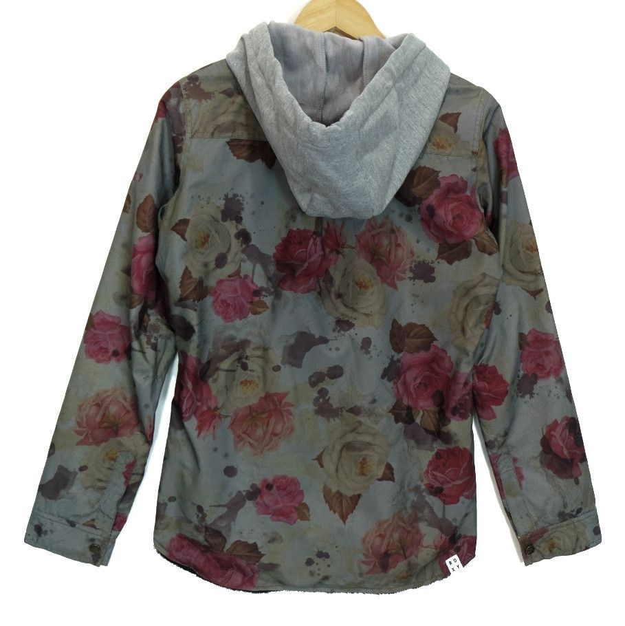 Quiksilver ROXY Monogram Flower Hoodie Jacket Size S / US 4 / IT 40 - 7 Thumbnail