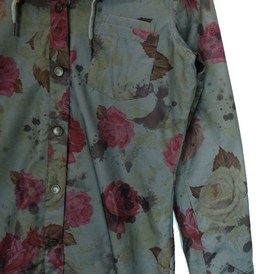 Quiksilver ROXY Monogram Flower Hoodie Jacket Size S / US 4 / IT 40 - 5 Thumbnail