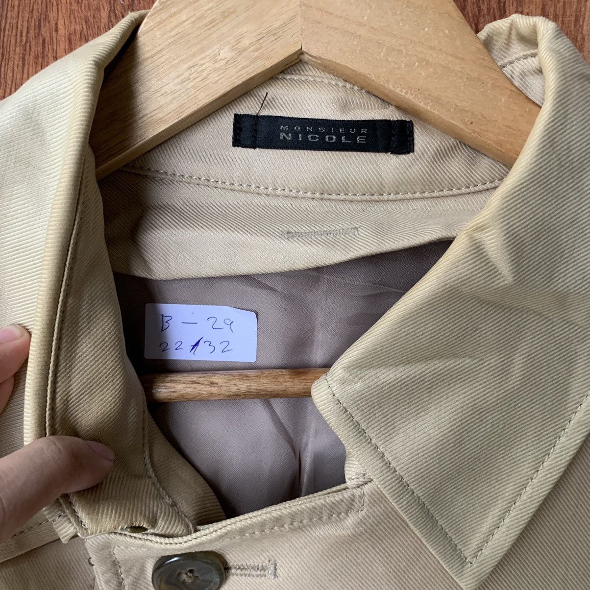 Japanese Brand × Nicole Club × Seditionaries Vintage Nicole monsieur trench coat limited fits M L Size US M / EU 48-50 / 2 - 7 Thumbnail
