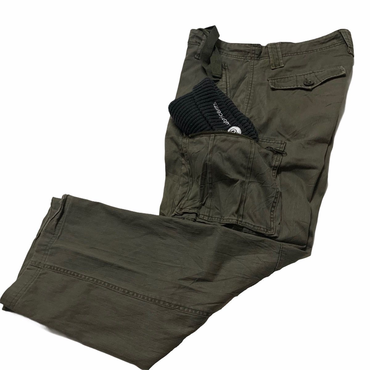 Japanese Brand Japan Oilcake Cargo Pant Size US 35 - 7 Thumbnail