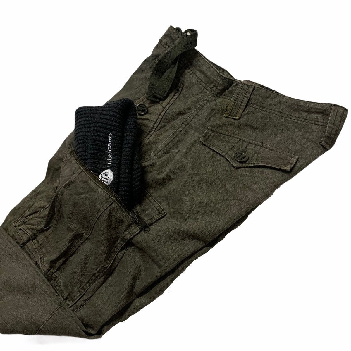 Japanese Brand Japan Oilcake Cargo Pant Size US 35 - 8 Thumbnail