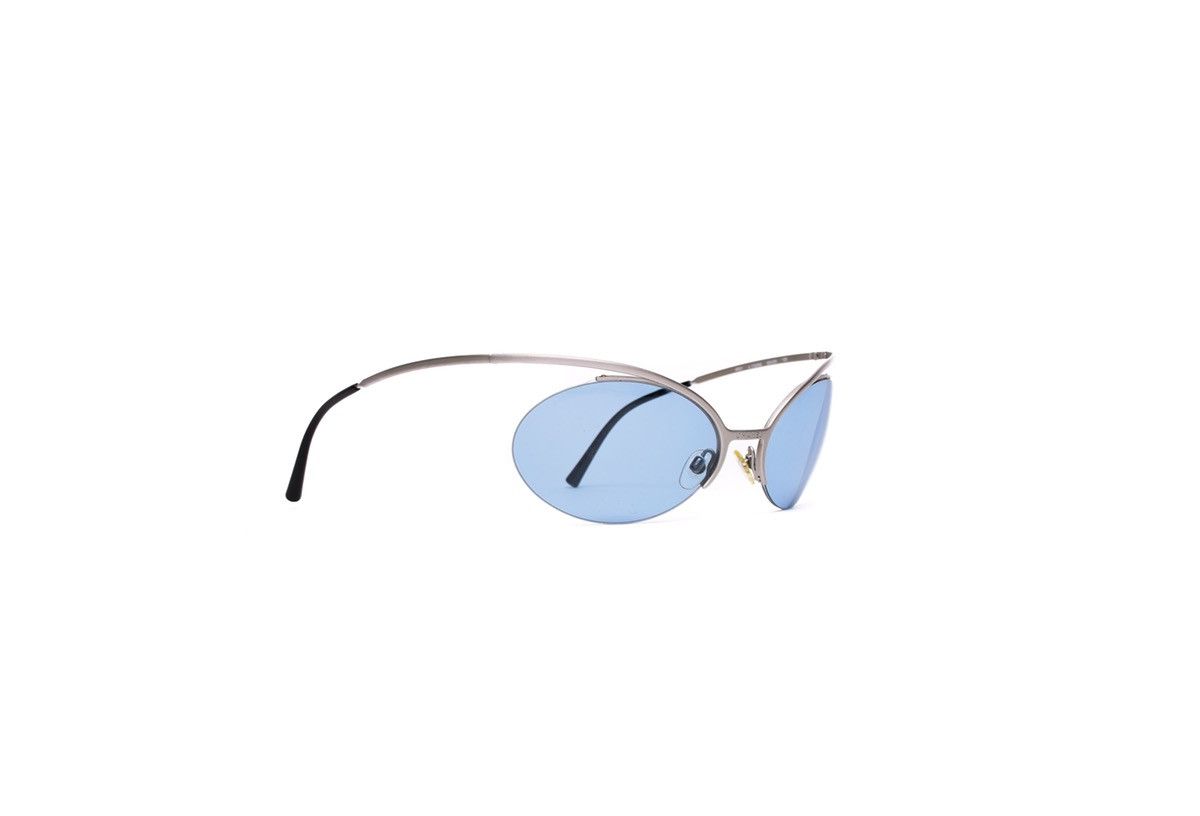 image of Chanel Iconic Futuristic Glasses By Karl Lagerfeld in Blue, Women's