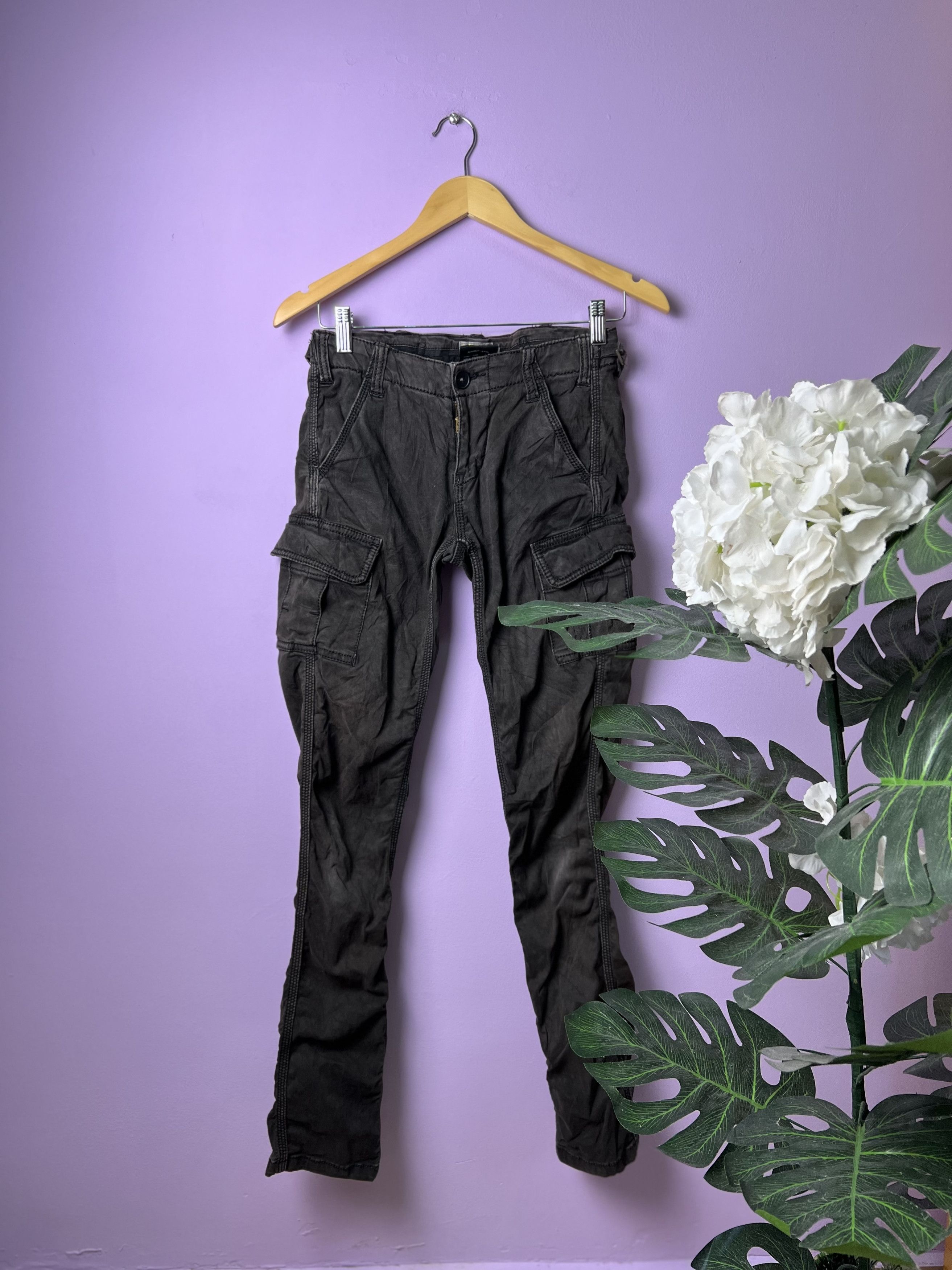 Pre-owned Grailed Flamingo Firm Cargo Pants In Black