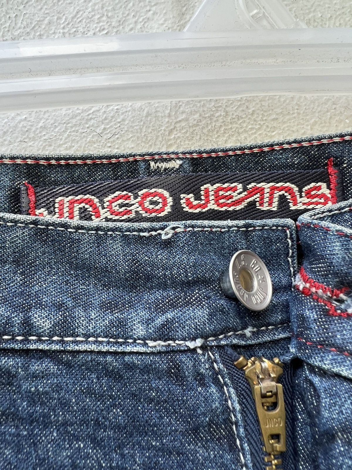 JNCO × Vintage Vintage 90s JNCO Blue Denim Super Flared Unisex Jeans Size US 29 - 7 Thumbnail