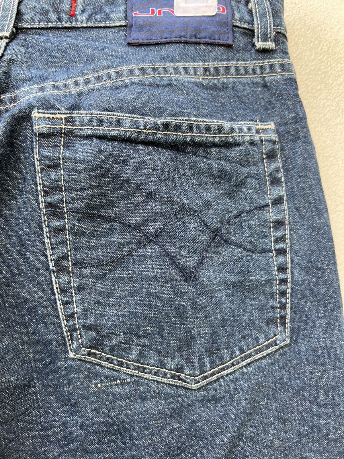 JNCO × Vintage Vintage 90s JNCO Blue Denim Super Flared Unisex Jeans Size US 29 - 18 Thumbnail