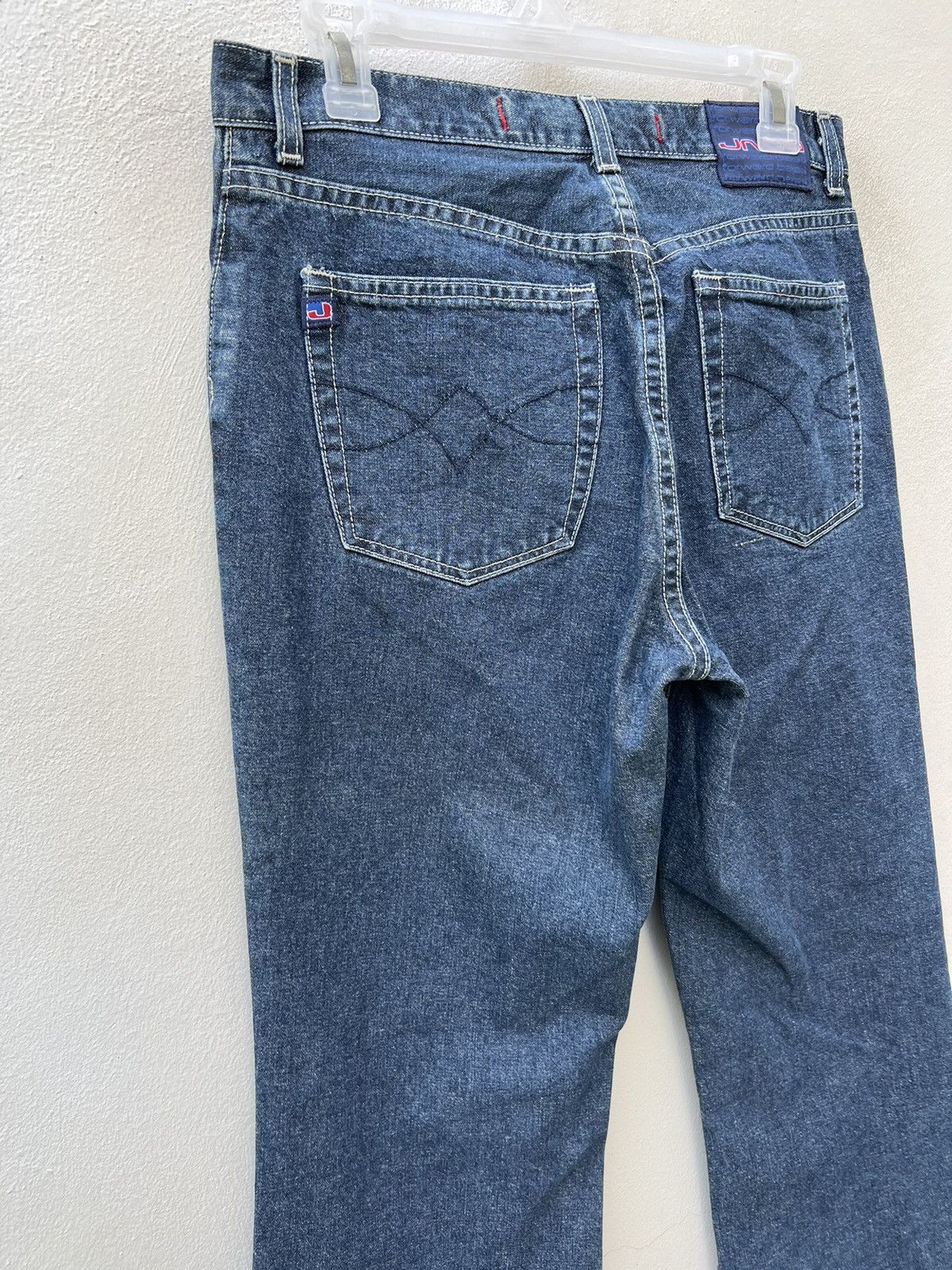 JNCO × Vintage Vintage 90s JNCO Blue Denim Super Flared Unisex Jeans Size US 29 - 14 Thumbnail