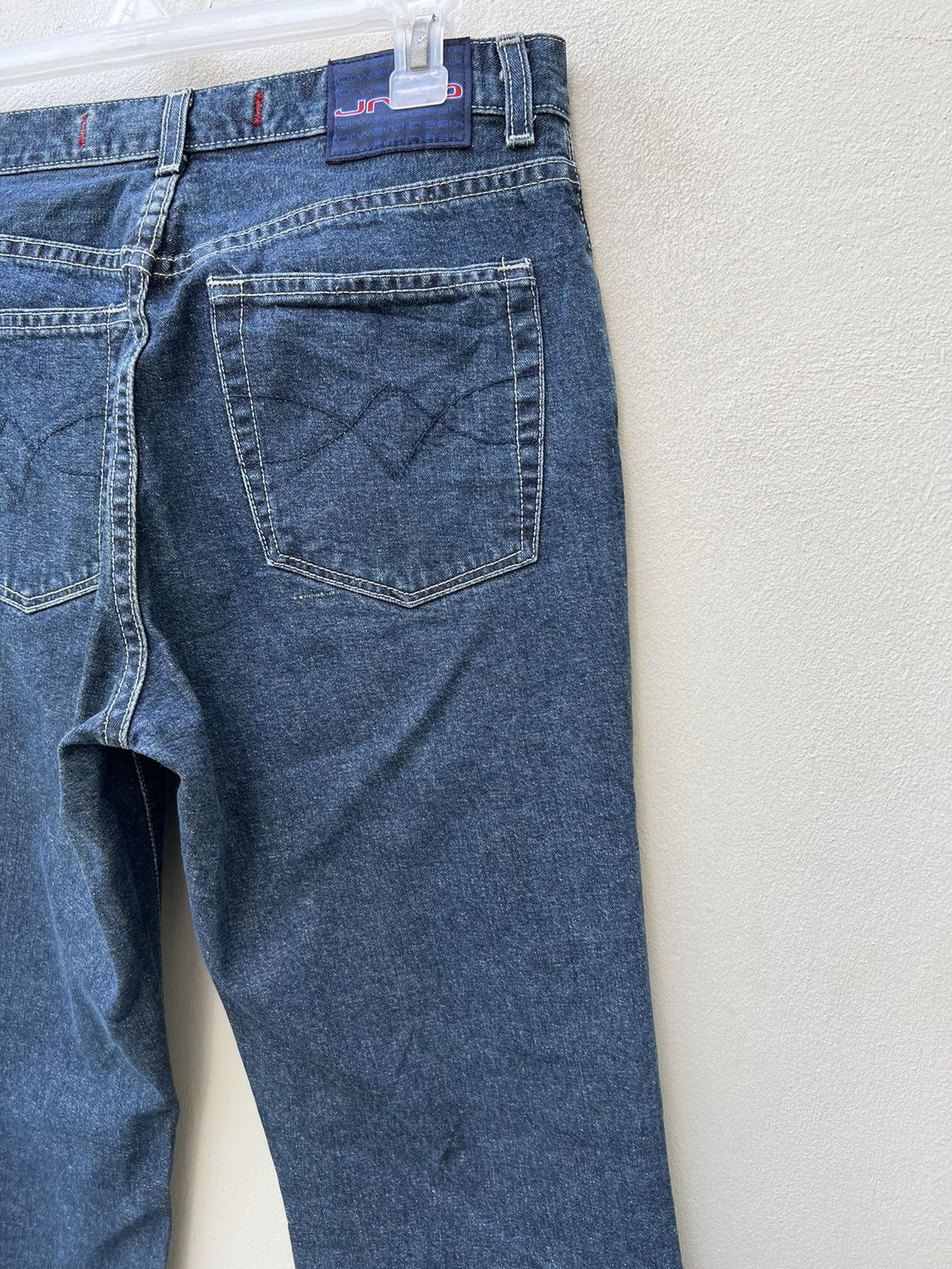 JNCO × Vintage Vintage 90s JNCO Blue Denim Super Flared Unisex Jeans Size US 29 - 17 Thumbnail