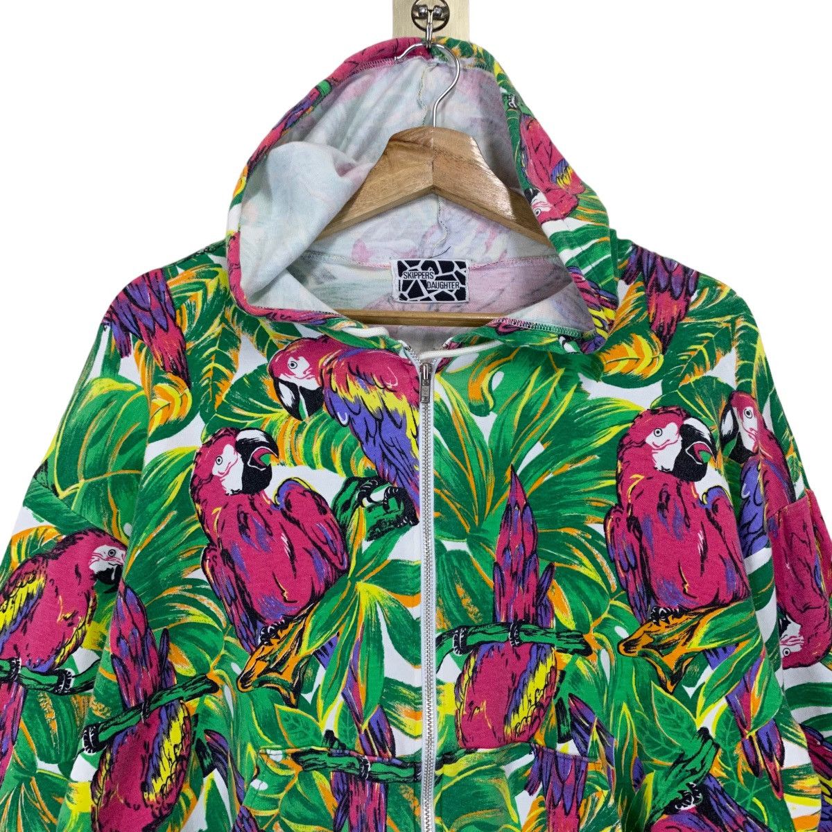 Vintage Vintage Skippers Daughter Art Zipper Hoodies Full Print Size US S / EU 44-46 / 1 - 4 Thumbnail