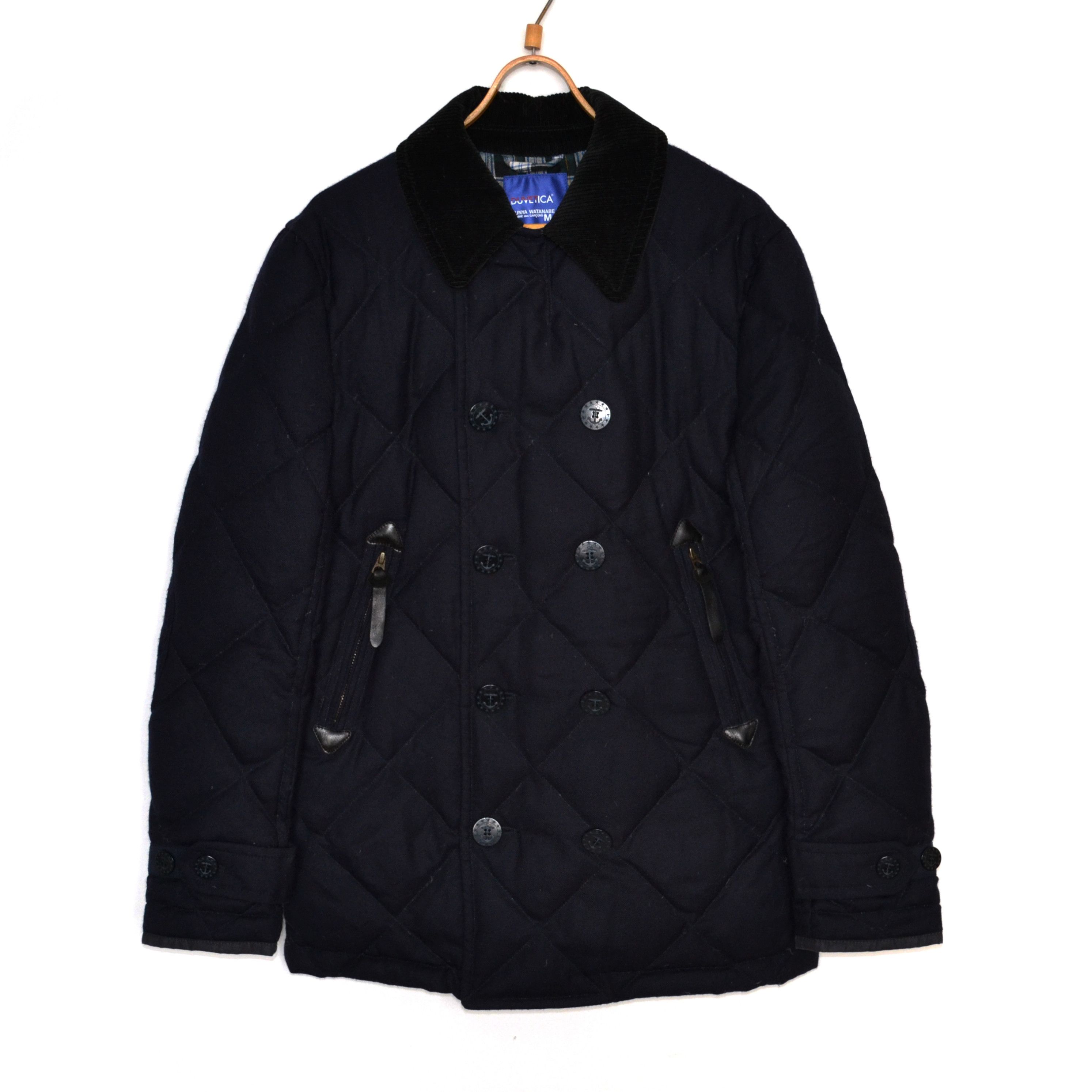 Comme des garcons quilted jacket navy best sale