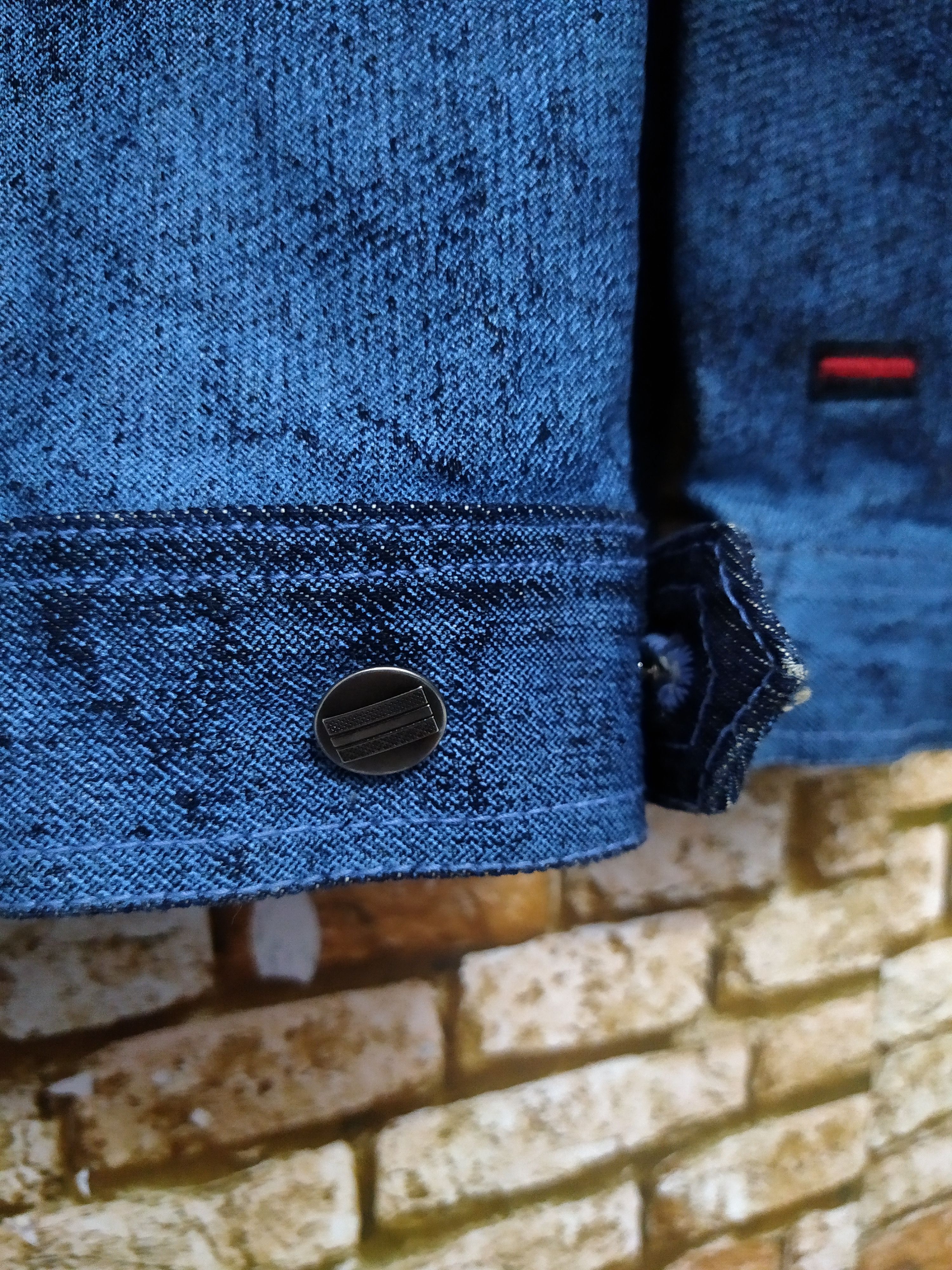 Fubu FUBU PLATINUM Denim Jacket Big Logo Emb. (B560) Size US S / EU 44-46 / 1 - 3 Thumbnail