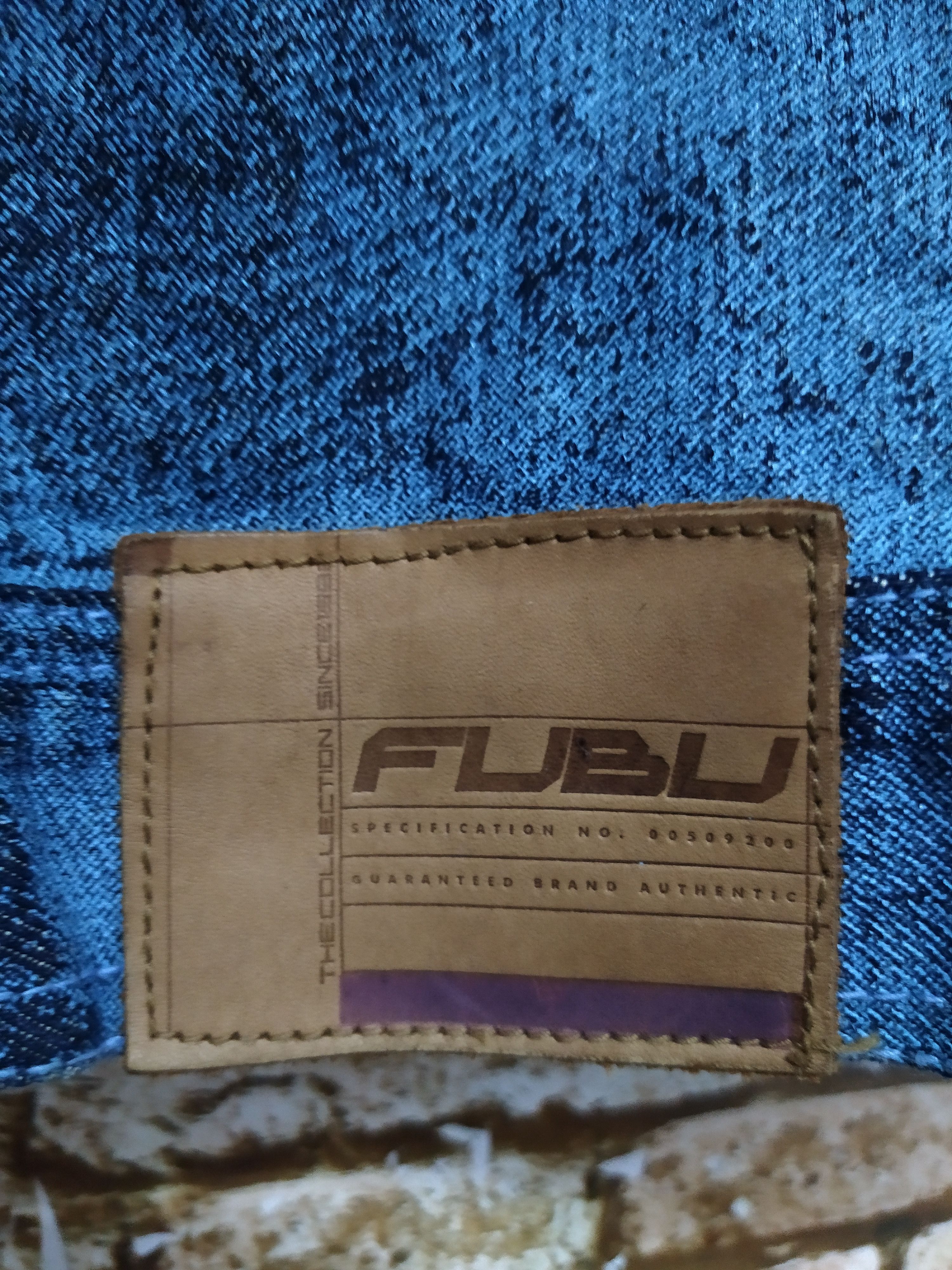 Fubu FUBU PLATINUM Denim Jacket Big Logo Emb. (B560) Size US S / EU 44-46 / 1 - 2 Thumbnail