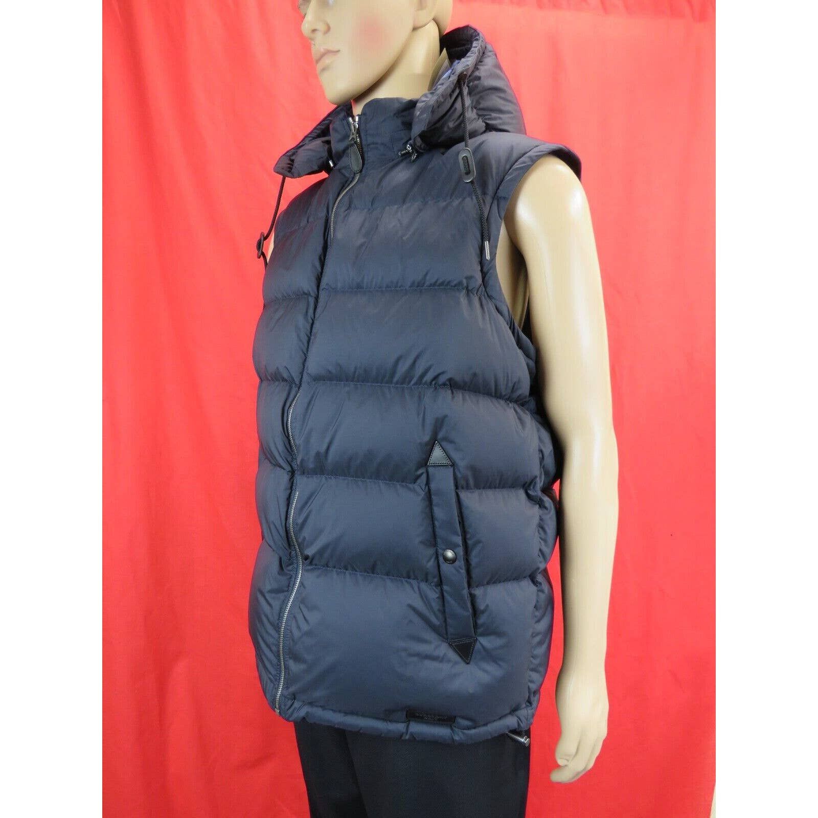 Burberry BASFORD 2 IN 1 NAVY NOVA CHECK HOODED DOWN PUFFER JACKET XL Size US XL / EU 56 / 4 - 3 Thumbnail