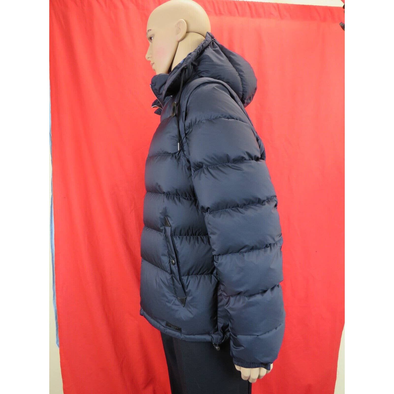 Burberry BASFORD 2 IN 1 NAVY NOVA CHECK HOODED DOWN PUFFER JACKET XL Size US XL / EU 56 / 4 - 6 Thumbnail