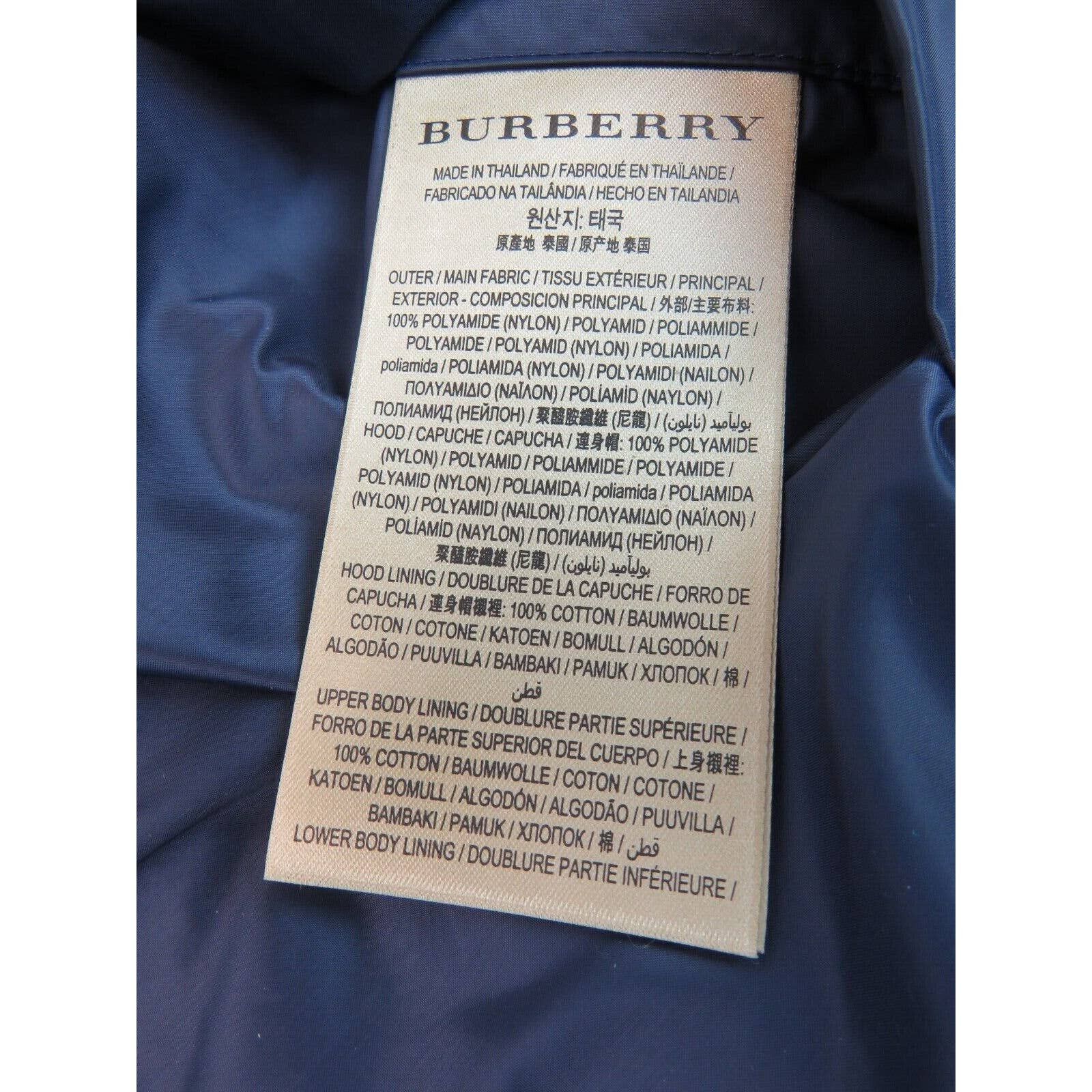 Burberry BASFORD 2 IN 1 NAVY NOVA CHECK HOODED DOWN PUFFER JACKET XL Size US XL / EU 56 / 4 - 9 Thumbnail