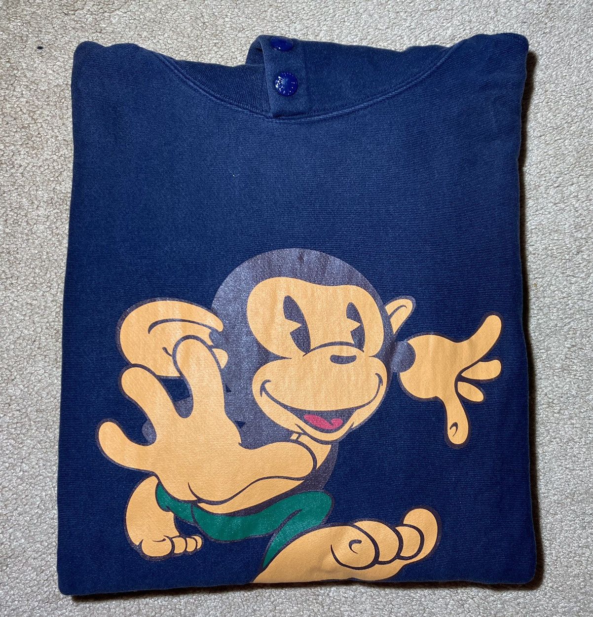 Bape 2004 Bape Baby Milo Sweatshirt Curious George Nigo OG 90s Size US L / EU 52-54 / 3 - 1 Thumbnail