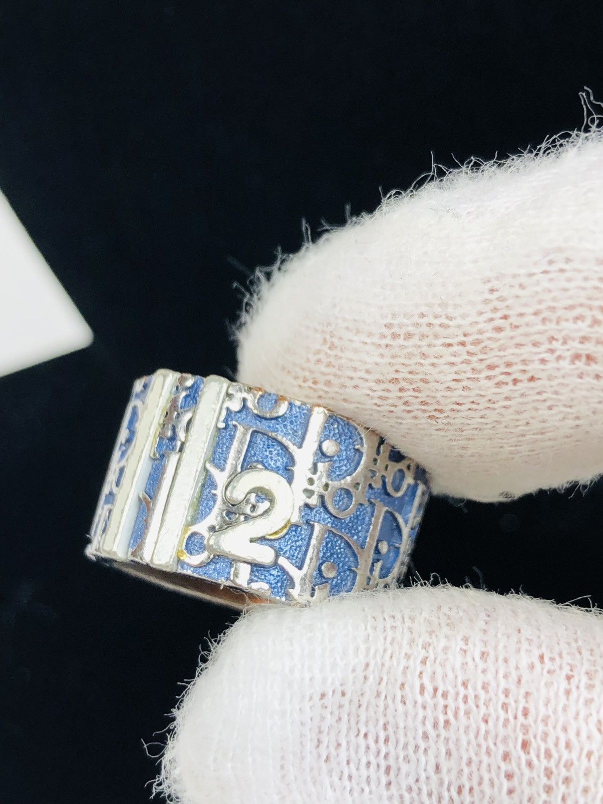 Dior Dior blue trotter 2 ring size 5 | Grailed