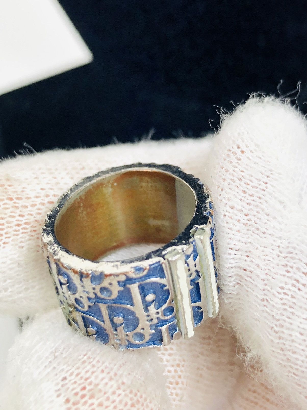 Dior Dior blue trotter 2 ring size 5 Size ONE SIZE - 3 Thumbnail