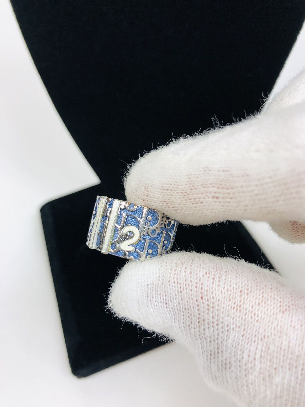 Dior Dior blue trotter 2 ring size 5 | Grailed