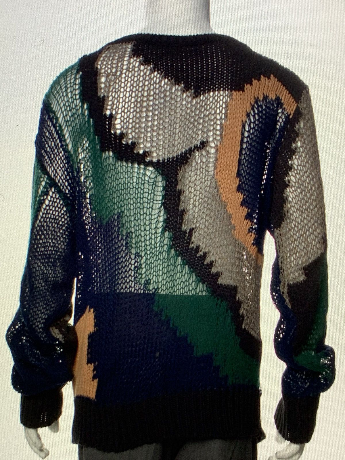 Dries Van Noten RARE GRAIL dries van noten chain neroli knit sweater Size US L / EU 52-54 / 3 - 3 Thumbnail