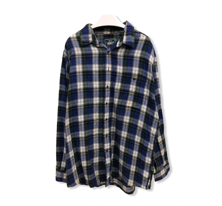image of Woolrich Plaid Tartan Flannel Shirt, Men's (Size Large)