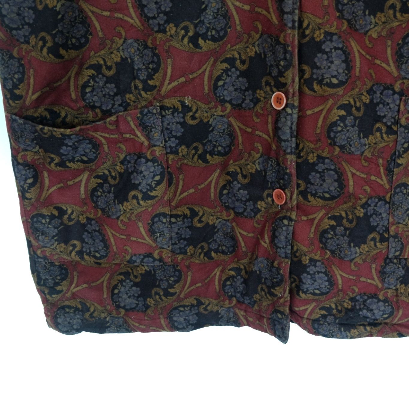 Japanese Brand 80's COUSEWIN Floral Monogram Multicolor Vest Jacket Size US L / EU 52-54 / 3 - 4 Thumbnail