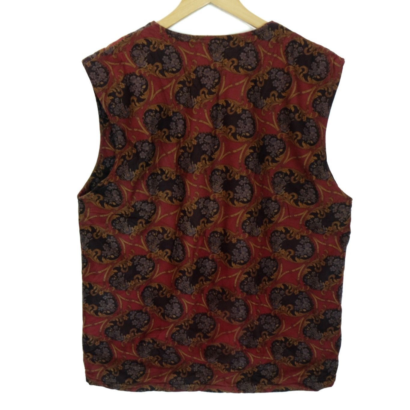 Japanese Brand 80's COUSEWIN Floral Monogram Multicolor Vest Jacket Size US L / EU 52-54 / 3 - 6 Thumbnail