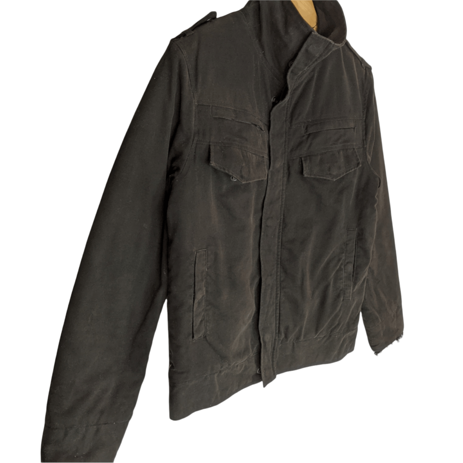 HARE HARE Military Tactical Brown Green Army Style Jacket Size M / US 6-8 / IT 42-44 - 4 Thumbnail