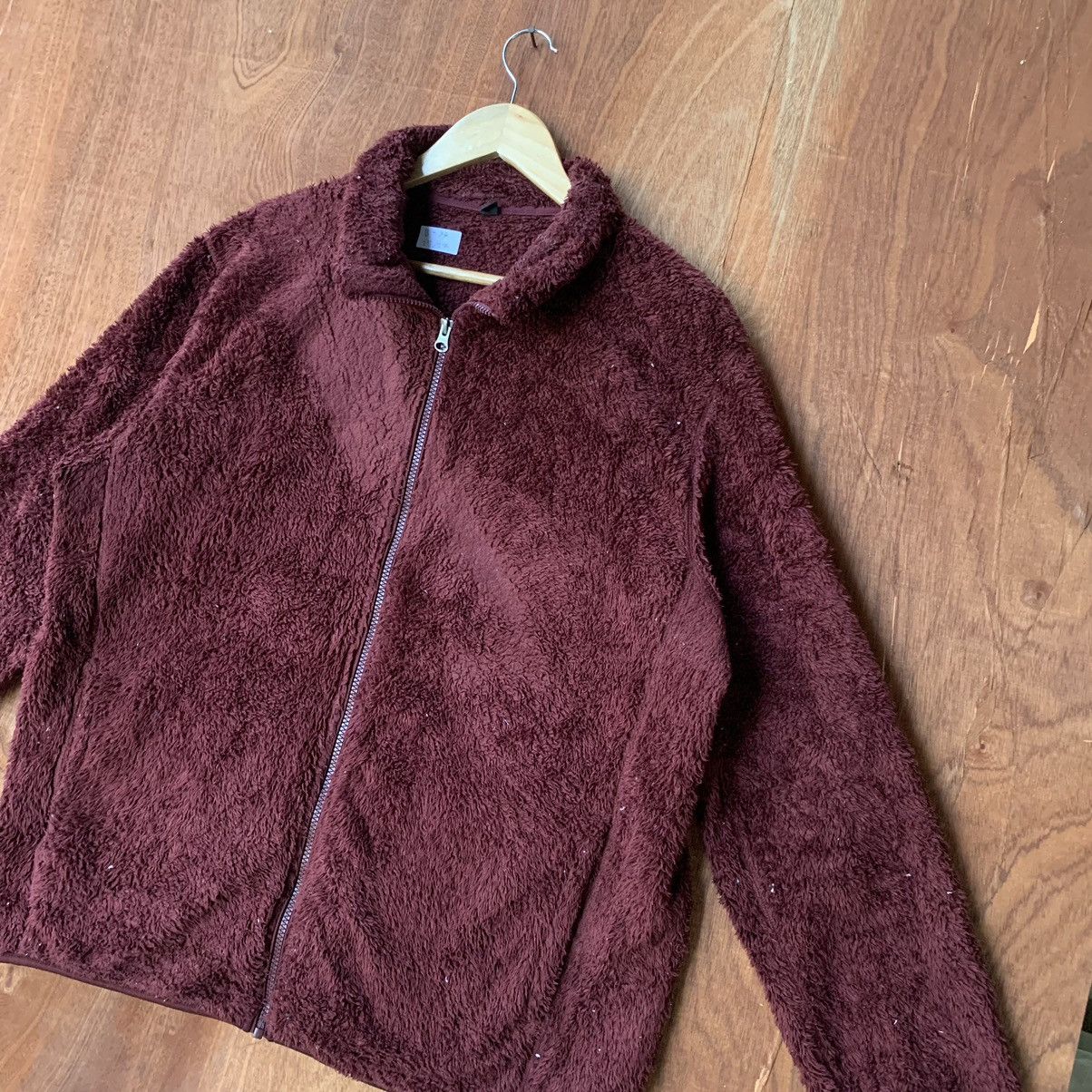 Engineered Garments × Japanese Brand × Uniqlo Uniqlo fleece Unisex Jacket Sherpa fits L/XL Size XL / US 12-14 / IT 48-50 - 3 Thumbnail