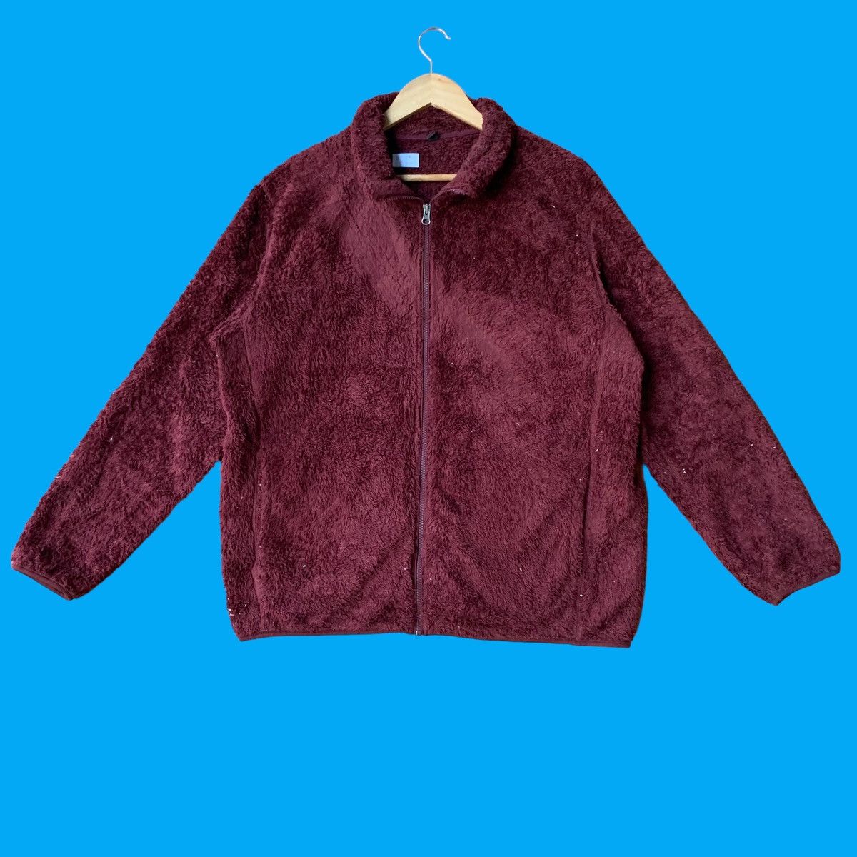 Engineered Garments × Japanese Brand × Uniqlo Uniqlo fleece Unisex Jacket Sherpa fits L/XL Size XL / US 12-14 / IT 48-50 - 1 Thumbnail