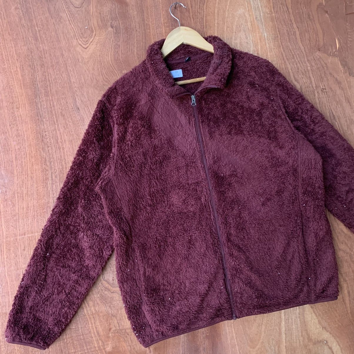 Engineered Garments × Japanese Brand × Uniqlo Uniqlo fleece Unisex Jacket Sherpa fits L/XL Size XL / US 12-14 / IT 48-50 - 2 Thumbnail