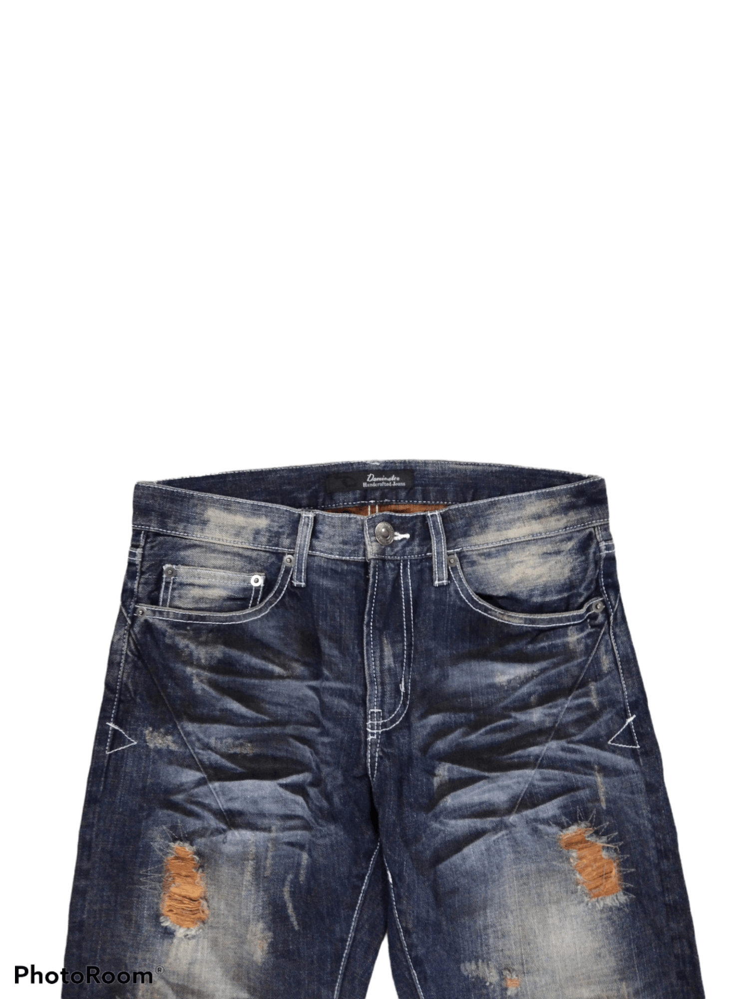 If Six Was Nine THRASH SUPER SICK DOMINATE DENIM PANTS Size US 30 / EU 46 - 3 Thumbnail
