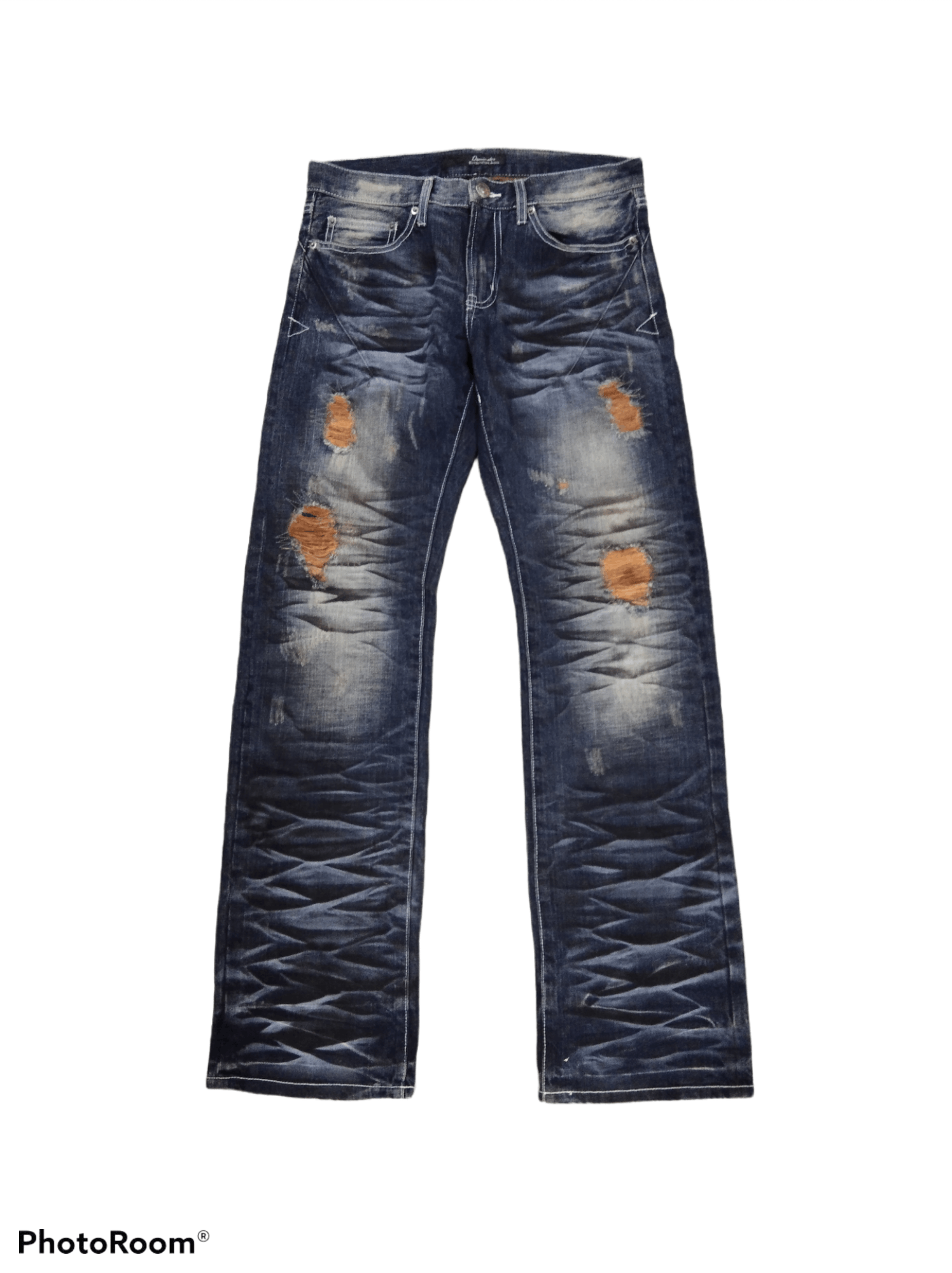 If Six Was Nine THRASH SUPER SICK DOMINATE DENIM PANTS Size US 30 / EU 46 - 1 Thumbnail