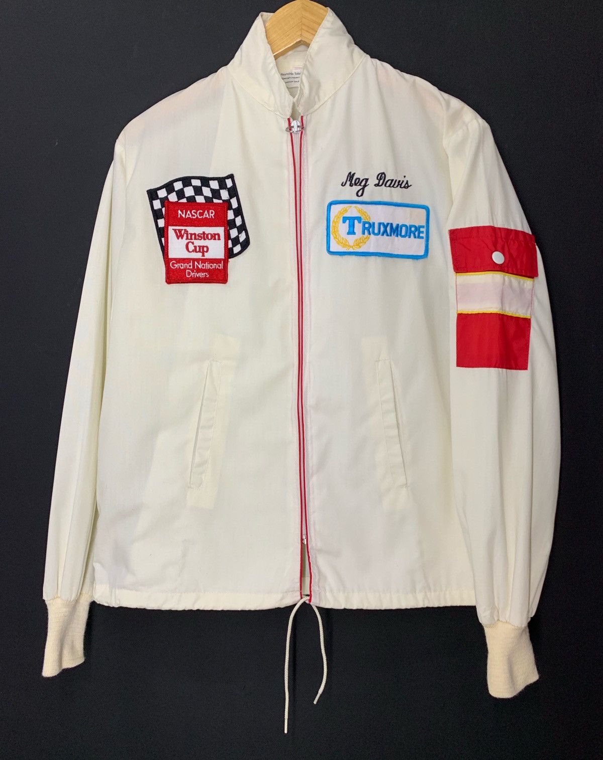 image of Gear For Sports x Sports Specialties Nascar Winston-Salem Ma-1 Lightweight Vintage Jacket in White 