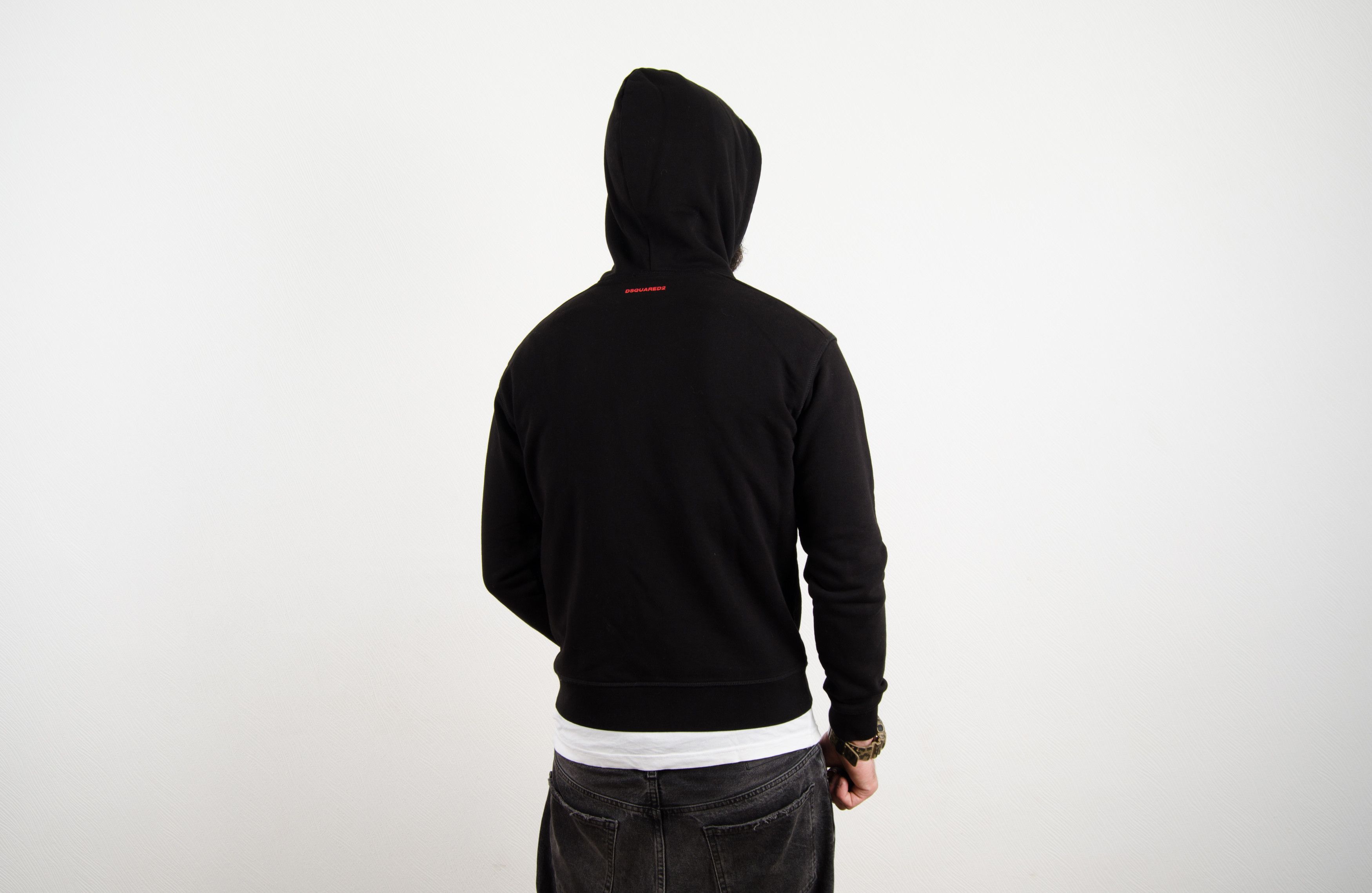 Dsquared2 RRP 450$ Dsquared2 Twin Guns Rose Overhead Hoodie Size US S / EU 44-46 / 1 - 2 Thumbnail