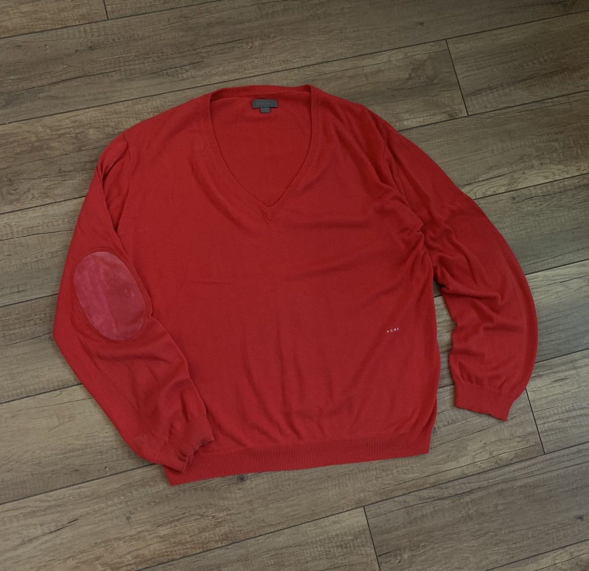 Acne Studios Vintage Acne Jeans V Neck Cotton Oversized Sweater Size US L / EU 52-54 / 3 - 4 Thumbnail
