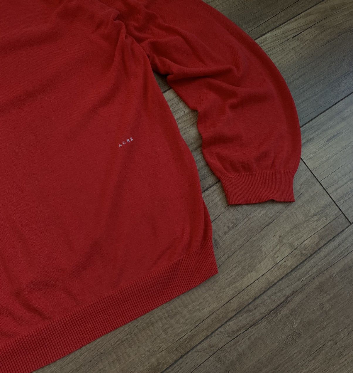 Acne Studios Vintage Acne Jeans V Neck Cotton Oversized Sweater Size US L / EU 52-54 / 3 - 5 Thumbnail