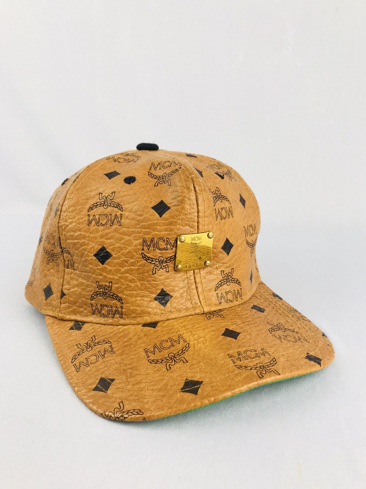 MCM ❌Last Drop❌ 🔥Rare🔥Authentic vintage MCM cognas visetos cap Size ONE SIZE - 1 Thumbnail