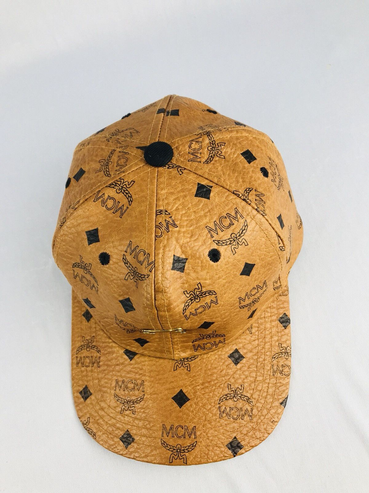 MCM ❌Last Drop❌ 🔥Rare🔥Authentic vintage MCM cognas visetos cap Size ONE SIZE - 2 Thumbnail