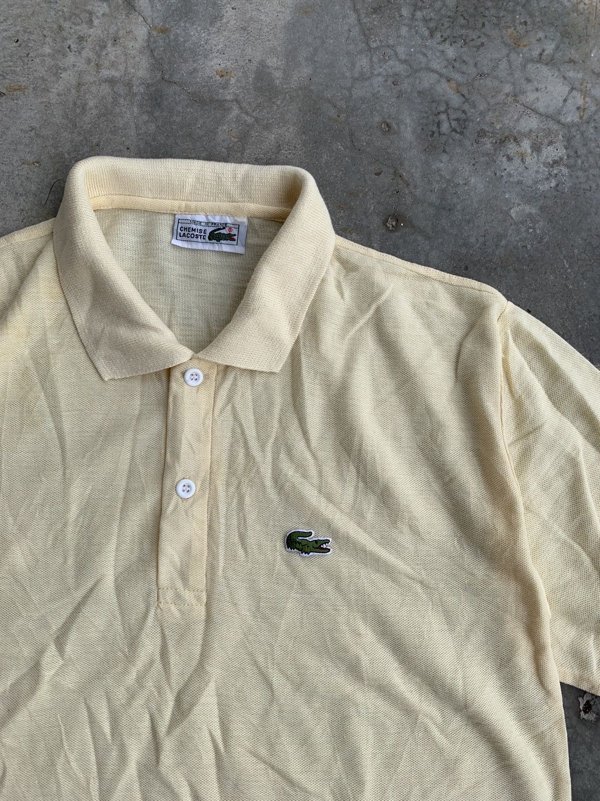 Lacoste Vintage 90s Chemise Lacoste Polo Shirt Size US M / EU 48-50 / 2 - 2 Thumbnail