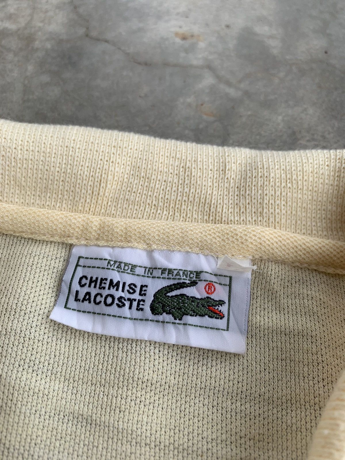 Lacoste Vintage 90s Chemise Lacoste Polo Shirt Size US M / EU 48-50 / 2 - 4 Thumbnail