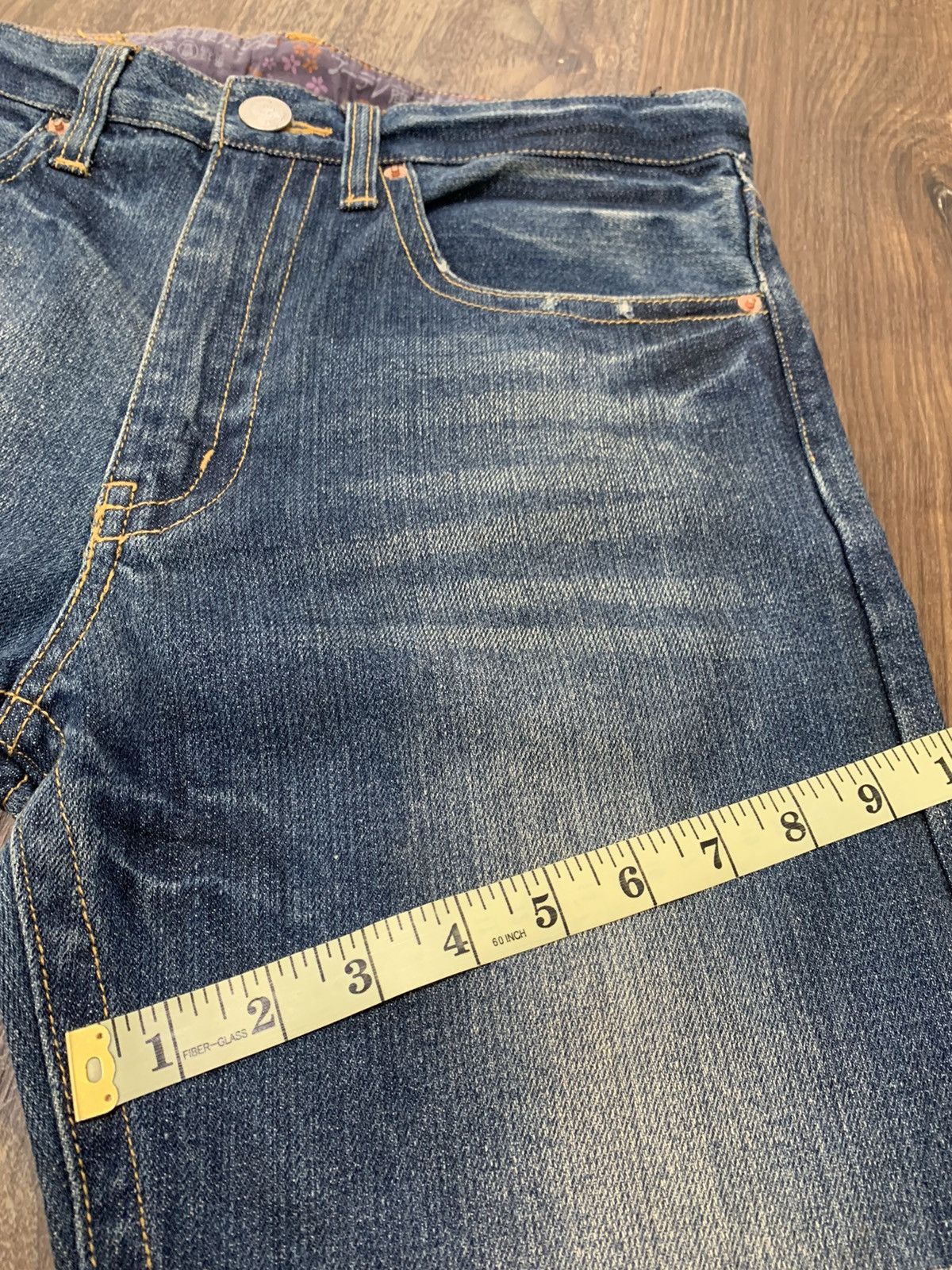 Japanese Brand Buden Shouten Bleach Design Traditional Skeleton Denim Size US 30 / EU 46 - 16 Thumbnail