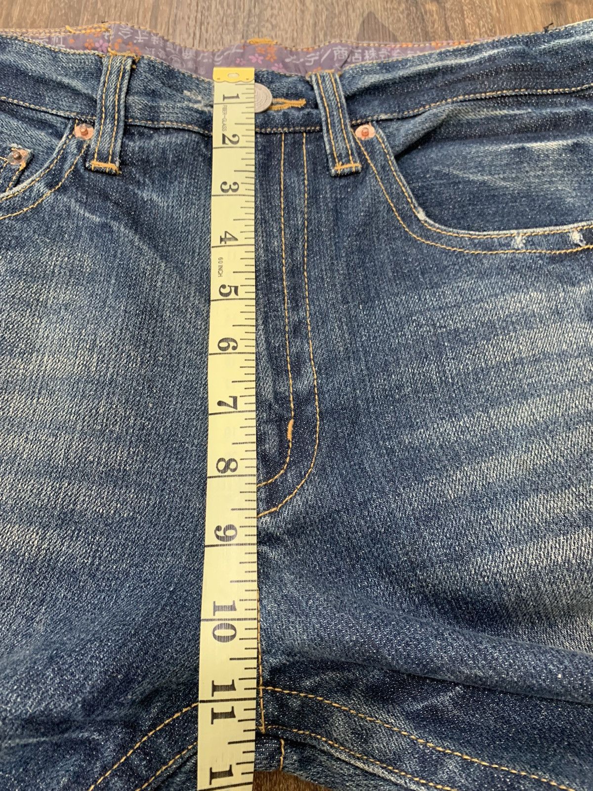 Japanese Brand Buden Shouten Bleach Design Traditional Skeleton Denim Size US 30 / EU 46 - 15 Thumbnail