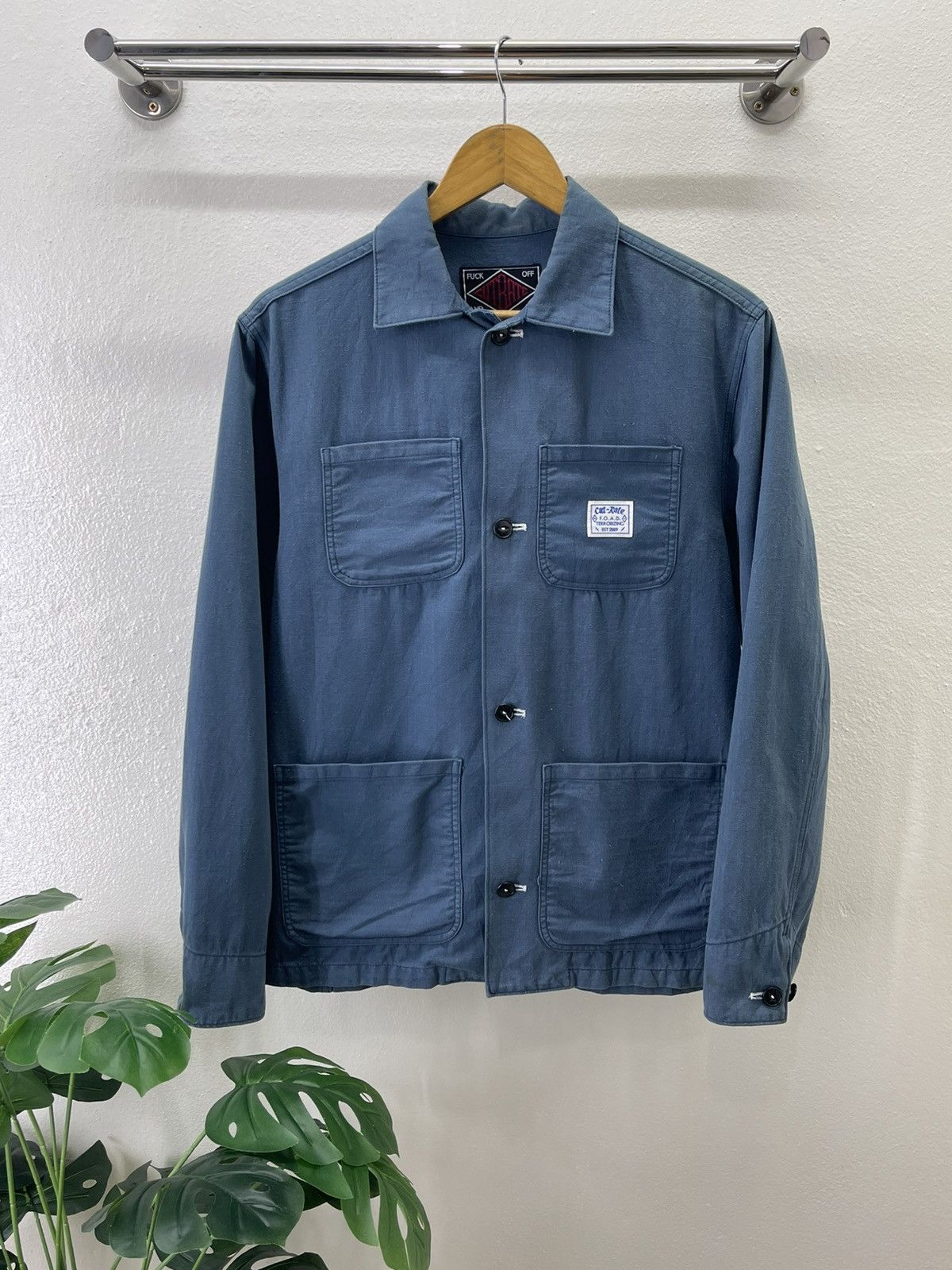 Japanese Brand VINTAGE CUT RATE WORKERS CHORE JACKET Size US S / EU 44-46 / 1 - 5 Thumbnail