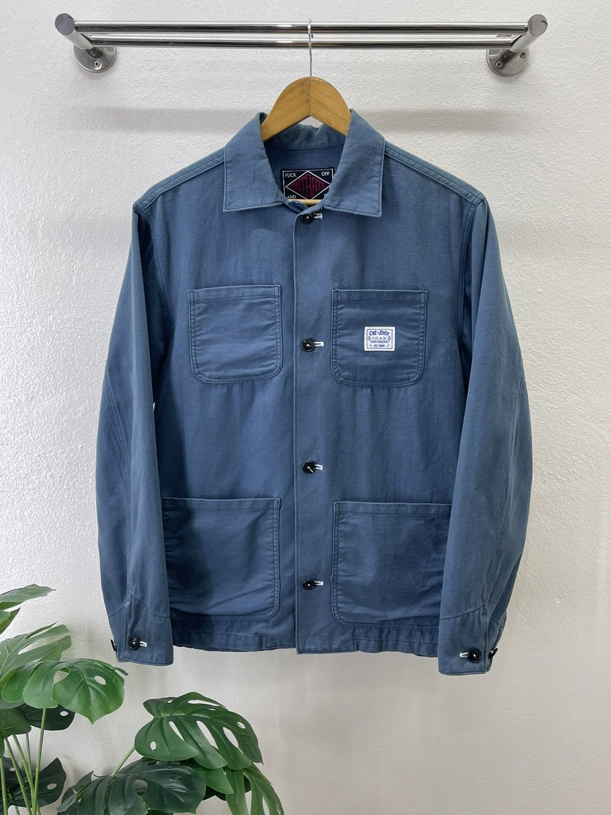 image of Vintage Cut Rate Workers Chore Jacket, Men's (Size Small)