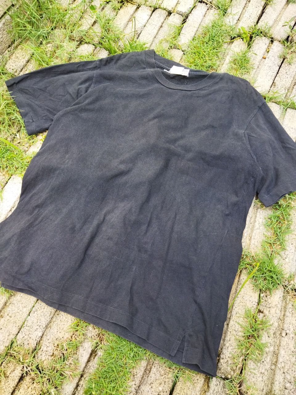 Yohji Yamamoto Yohji Yamamoto Japan Signature Tees Size US M / EU 48-50 / 2 - 2 Thumbnail
