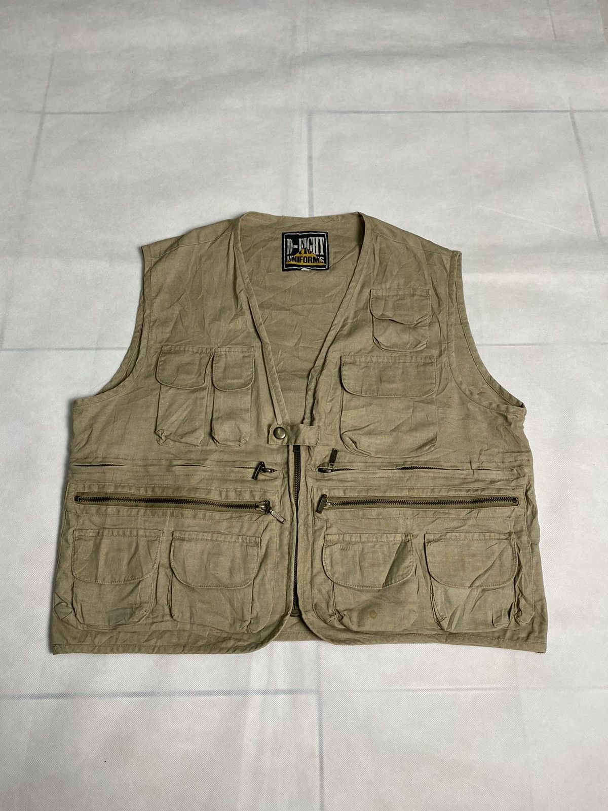 Japanese Brand × Vintage D-Fight Tactical Vest Jacket Multi Pocket Size US M / EU 48-50 / 2 - 1 Thumbnail