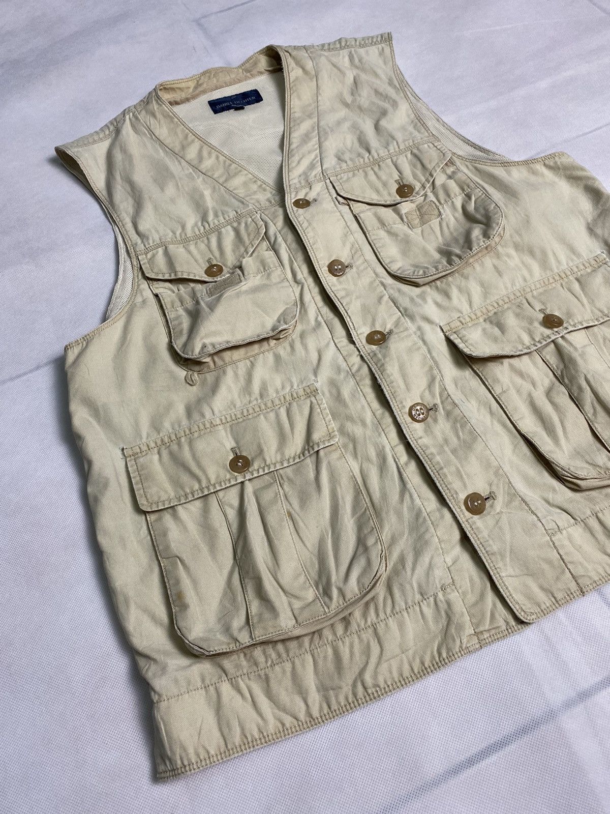 Daniel Hechter × Other × Vintage Vintage Daniel Hechter Paris Tactical Vest Multi Pocket Size US M / EU 48-50 / 2 - 3 Thumbnail