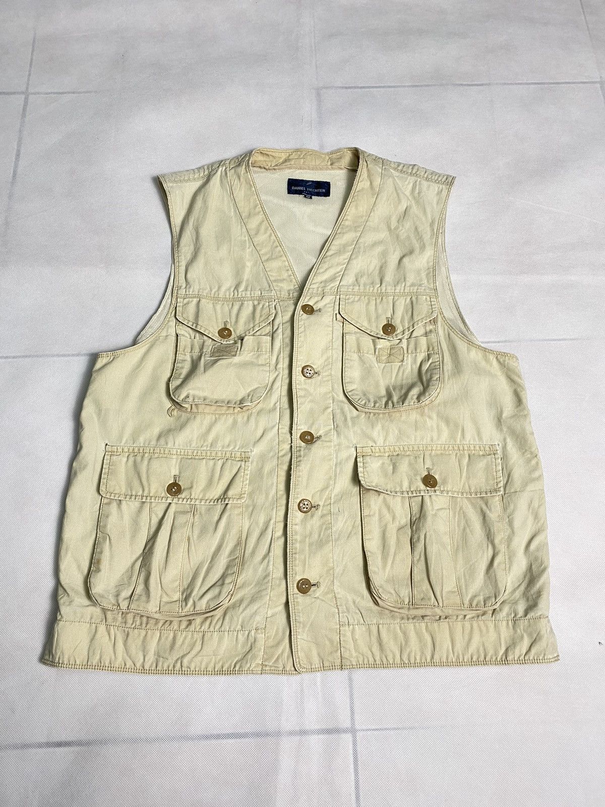 Daniel Hechter × Other × Vintage Vintage Daniel Hechter Paris Tactical Vest Multi Pocket Size US M / EU 48-50 / 2 - 1 Thumbnail